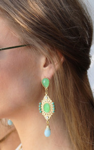 Pastel-Oorbel-Mint