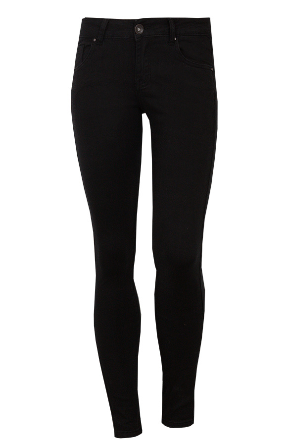 High-Waist-Skinny-Jeans-Zwart