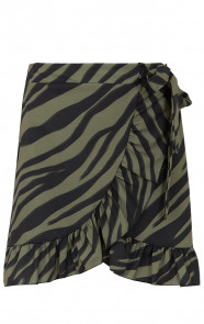 Zebra-Wikkel-Rok-Legergroen