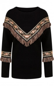 Trui-Boho-Zwart