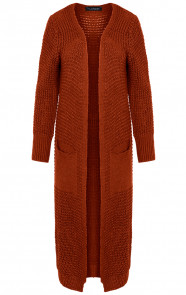 Overknee-Vest-Dames-Terracotta