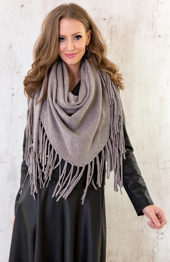 Poncho-Sjaal-Fringe-Taupe-1