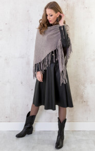 Poncho-Sjaal-Fringe-Taupe-4