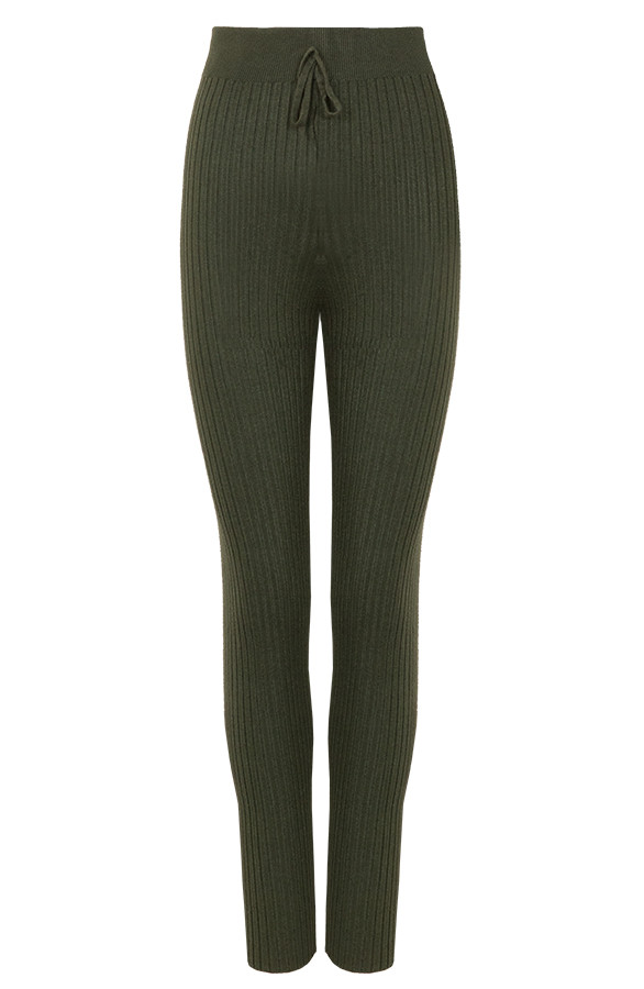 Dames-Legging-Legergroen