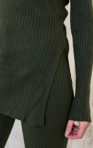 Twinset-Gebreid-Legergroen-1