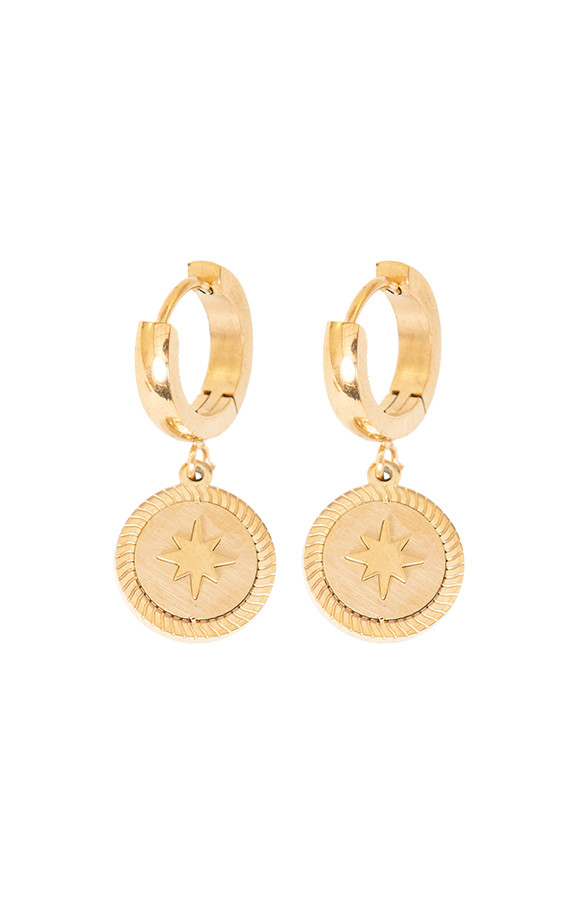 Oorbellen-Luxury-Star-Goud-3