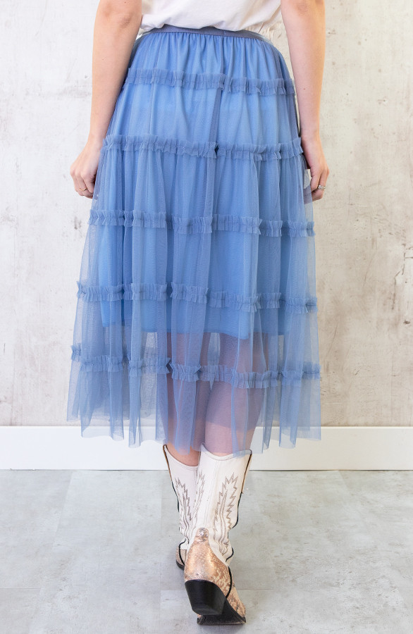 Tule-Rok-Jeansblauw-2