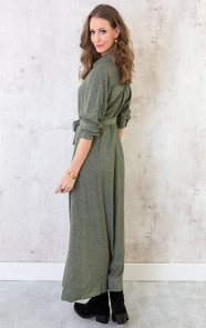 Cheetah-Maxi-Jurk-Legergroen-3