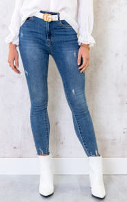 Skinny-High-Waisted-Jeans-Blauw-2