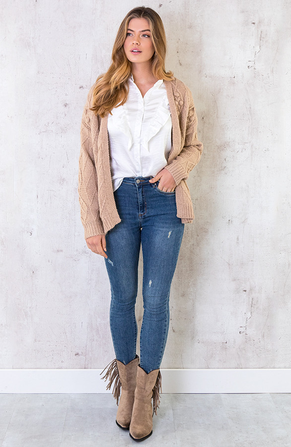 Zijden-Ruches-Blouse-Wit-1