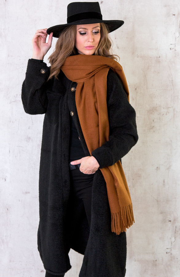 Luxe-Sjaal-Cashmere-Uni-Cognac-3