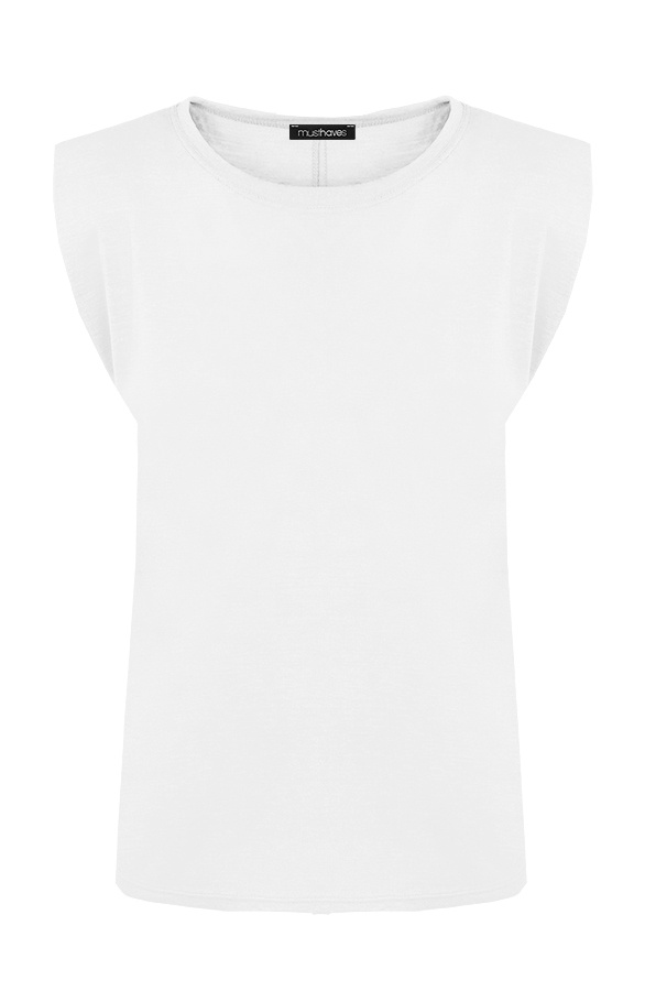 Top-Met-Schoudervulling-Wit