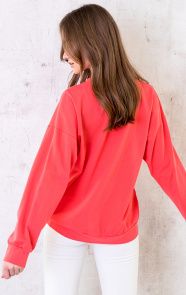 USA-Sweater-Dames-Koraal-Oranje-1