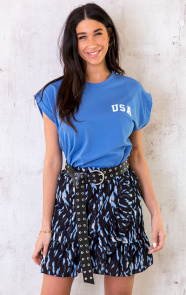 Oversized-USA-Top-Jeansblauw-1