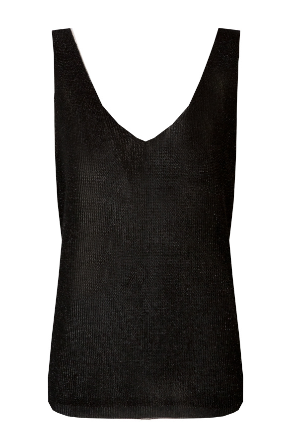 Lurex-Top-Loose-Fit-Zwart