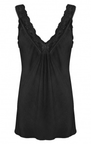 Luxury-Kanten-Top-Zwart