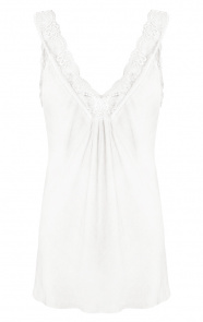 Luxury-Kanten-Top-ecru