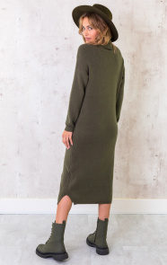 Lange-Gebreide-Col-Jurk-Army-2