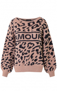 Leopard-Amour-Trui-Taupe