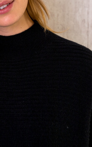 Oversized-Knitted-Dress-Zwart-4