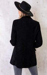 Oversized-Corduroy-Blazer-Zwart-5