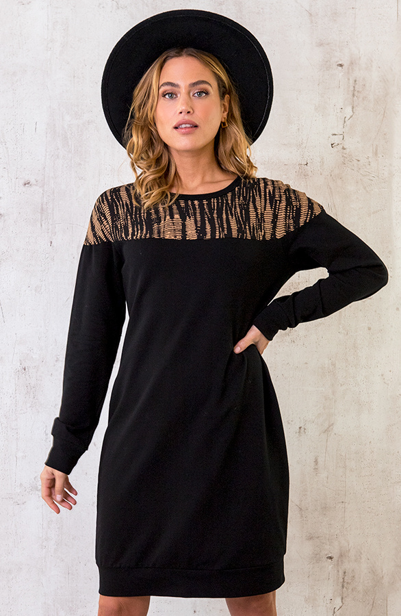 Tuniek-Deluxe-Print-Cognac