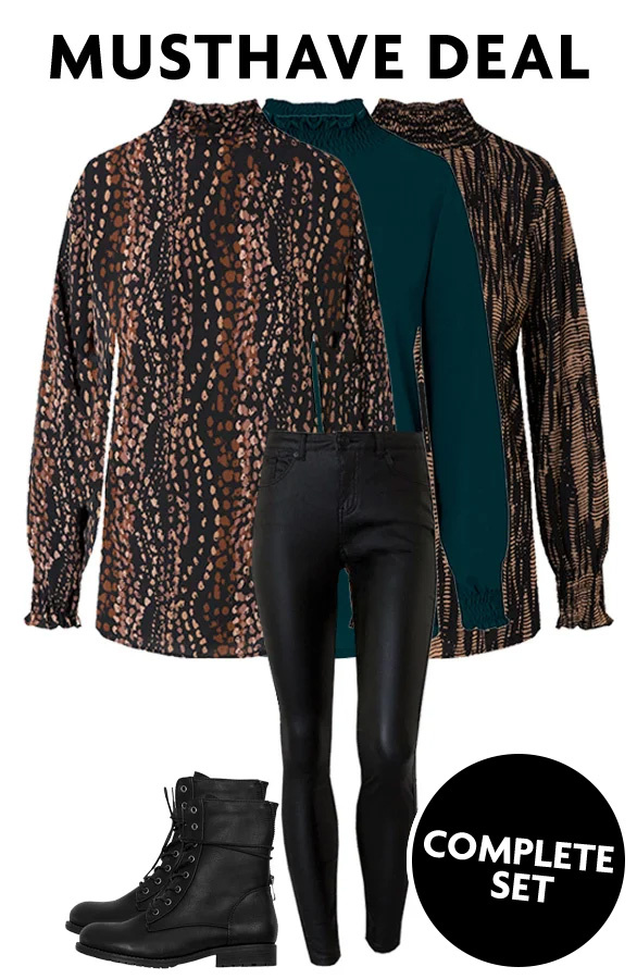 Musthave-Deal-Complete-Set-Coating-Col-Blouse1