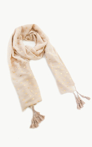 Sjaal-Met-Gouden-Leaves-Taupe-2
