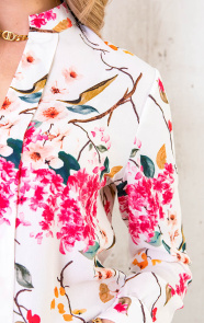 V-hals-Bloemen-Blouse-Ecru-1