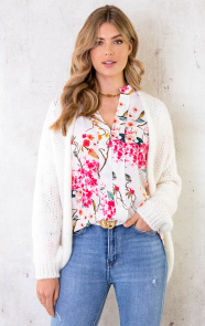 V-hals-Bloemen-Blouse-Ecru-7