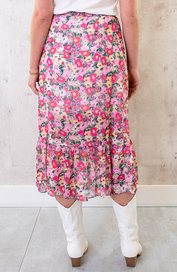 Overslag-Bloemen-Rok-Midi-1