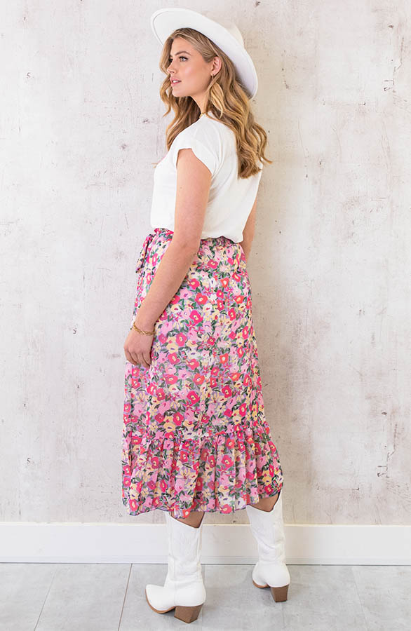 Overslag-Bloemen-Rok-Midi-4