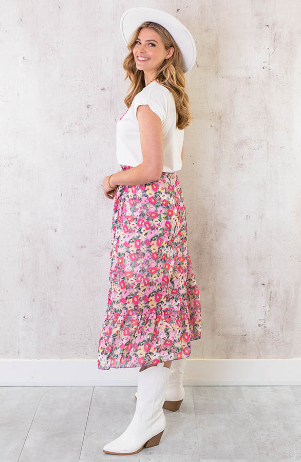 Overslag-Bloemen-Rok-Midi-5