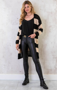 Lurex-Cardigan-Gestreept-Goud-Zwart-3