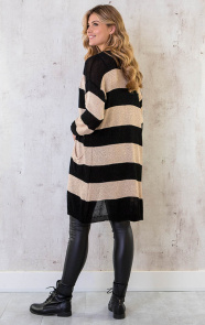 Lurex-Cardigan-Gestreept-Goud-Zwart-5