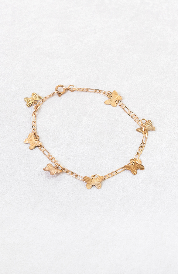 Butterfly-Armband-Bedel-Goud