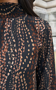 Col-Blouse-Dots-Print-Choco