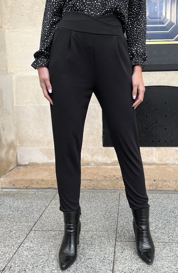 High-Waist-Pantalon-Zwart-close