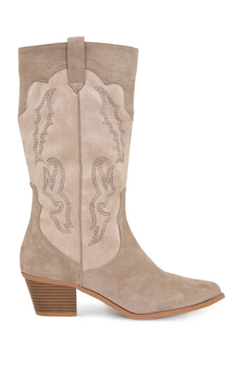Cowboylaarzen-Taupe-Beige1