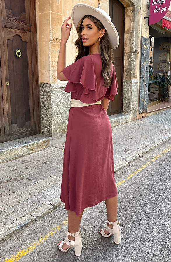 Florence-Midi-Jurk-Dust-Roze-5