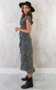 Cheetah-Jurk-Midi-Zwart-3