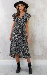 Cheetah-Jurk-Midi-Zwart-5