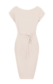 Femme-Fatale-Jurk-Beige