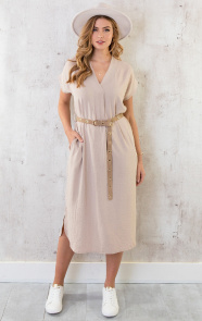 Palermo-Pocket-Jurk-Beige-8