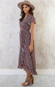 Flower-Jurk-Midi-Koraal-3