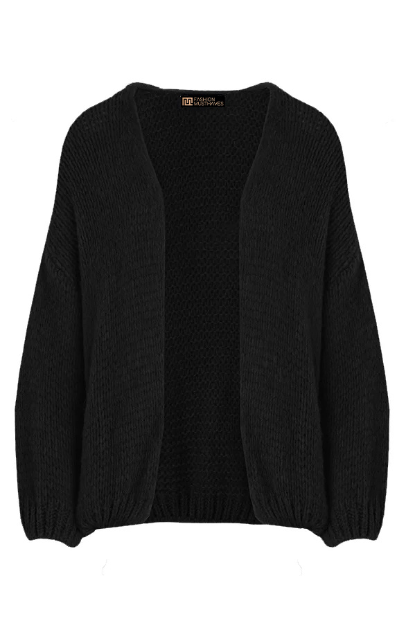 oversized-knitted-vestzwart
