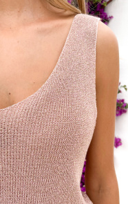 Lurex-Top-Loose-Fit-Rose-Goud