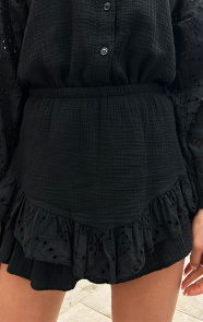 Mousseline-Embroidery-Co-ord-Zwart