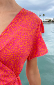 Wikkel-Jurk-Leopard-Fuchsia