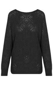 Gehaakte-Lurex-Top-Longsleeve-Zwart